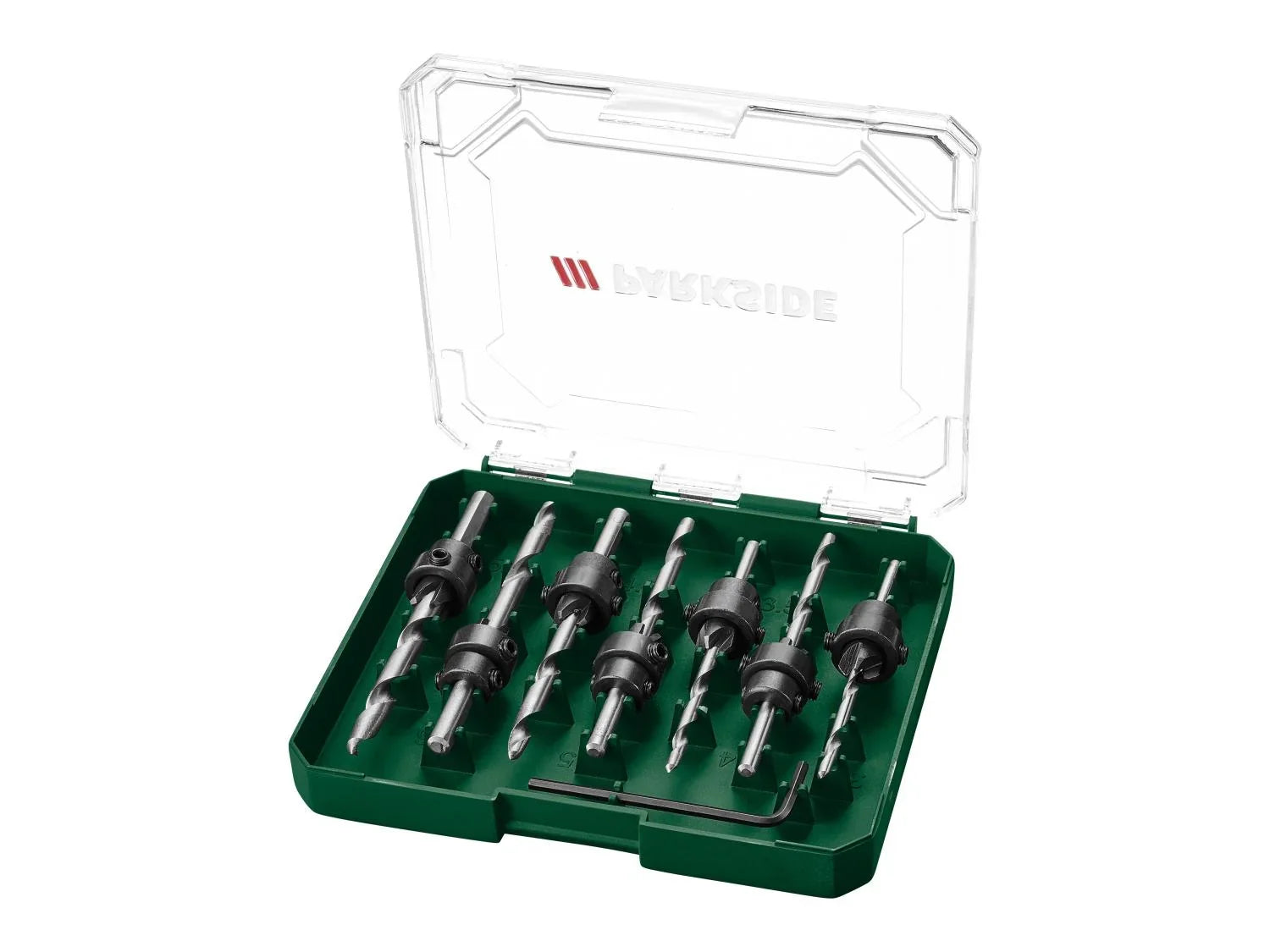 PARKSIDE Set de forets fraiseurs, mches ou fraises coniques