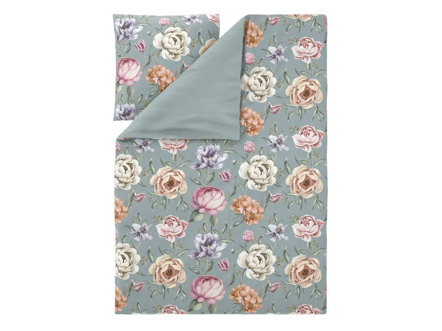 LIVARNO Parure de lit double face en satin microfibre, 140 x 200 cm
