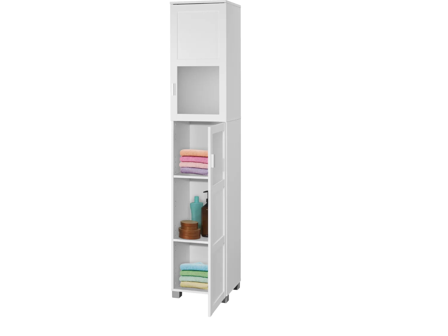 LIVARNO Colonne de salle de bains Basel, 37 x 187,7 x 34,5 cm, blanche
