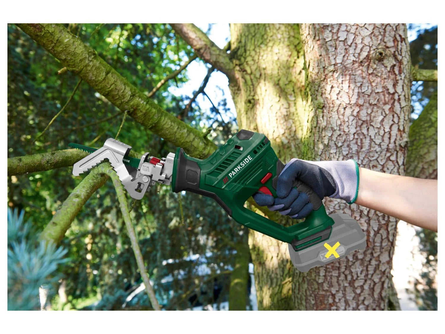 PARKSIDE Coupe-branches sans fil + chargeur + batterie, 20 V