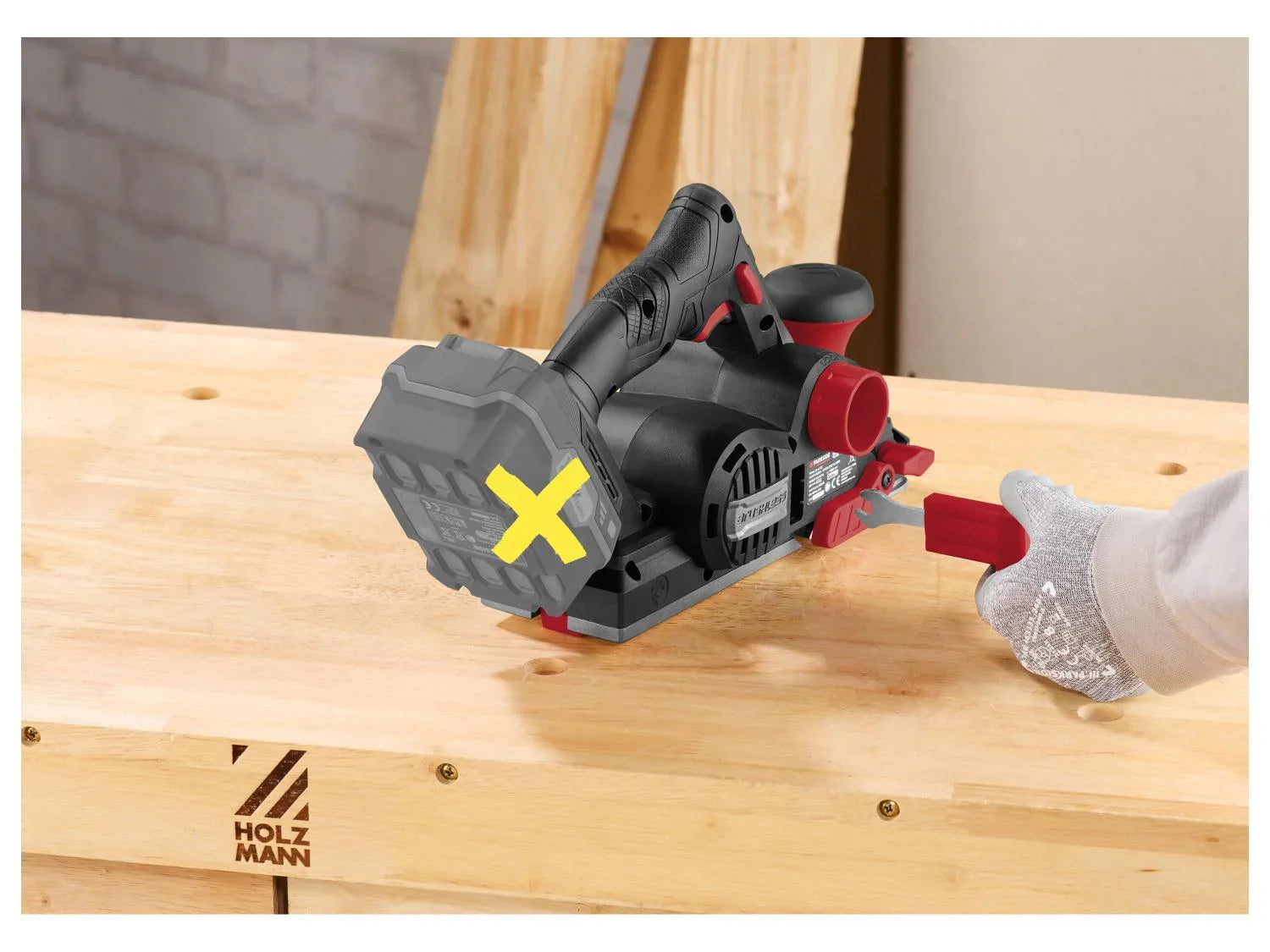 PARKSIDE PERFORMANCE Rabot sans fil PPHA 20-Li C3, 20 V
