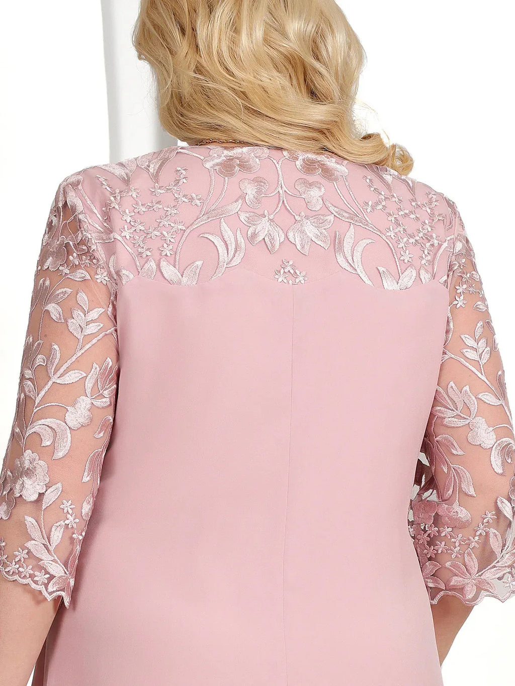 Sophie Paris I Plus Size Robe à fleurs brodées