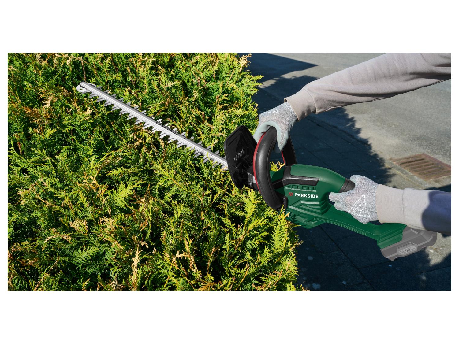 PARKSIDE Taille-haies sans fil + chargeur + batterie, 20 V