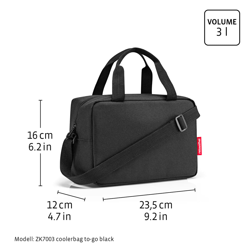 Coolerbag To-Go Raffia Black