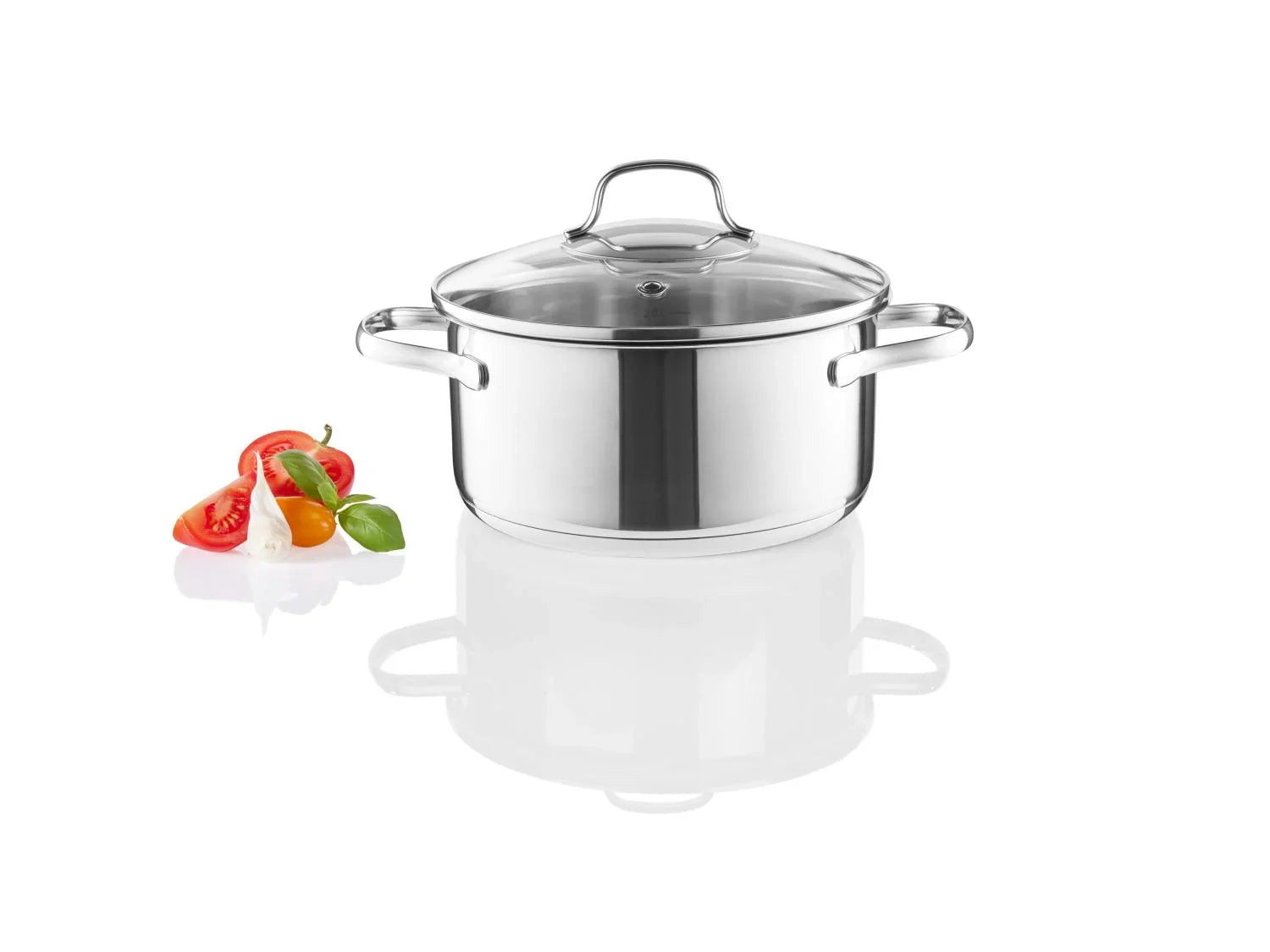 LIVARNO home Cocotte en acier inoxydable  20 cm
