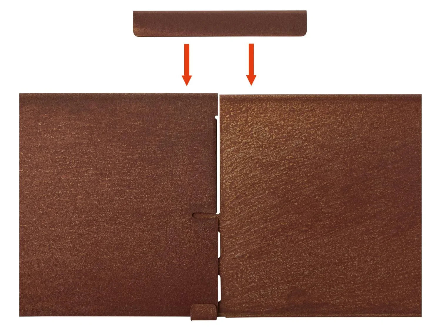 PARKSIDE Lot de 4 bordures de jardin, 100 x 13 cm