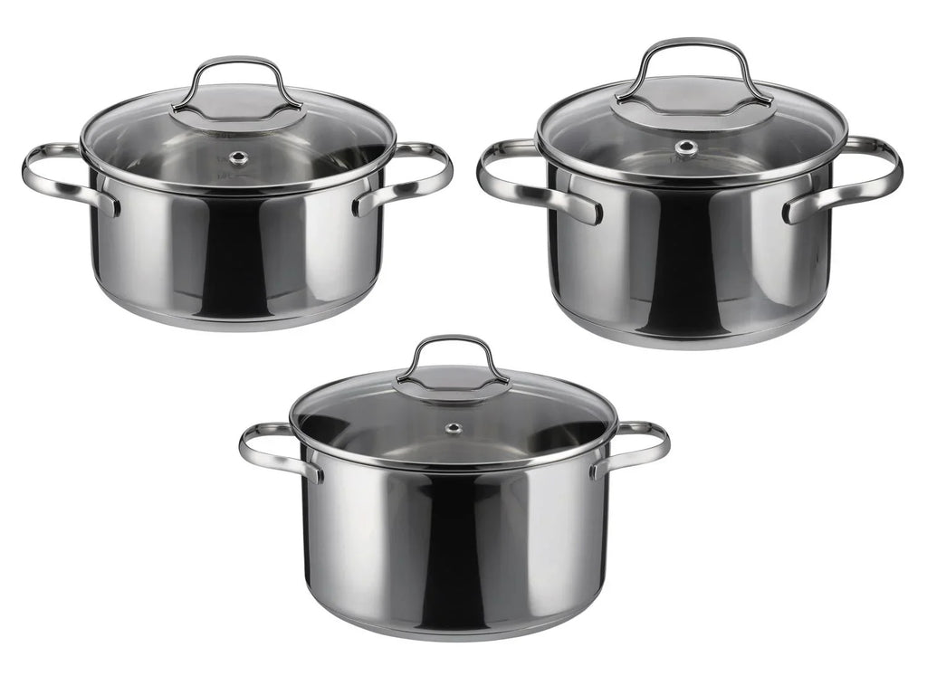 SILVERCREST Batterie de cuisine, 3 pices