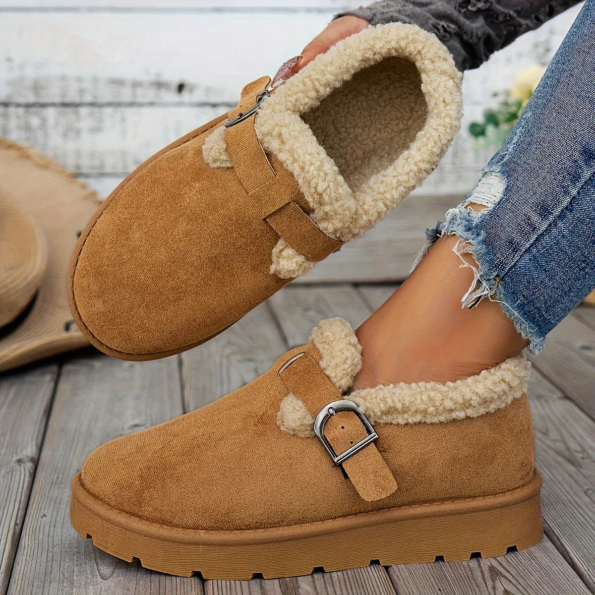 Lina | Bottines d’hiver douillettes à soutien ergonomique