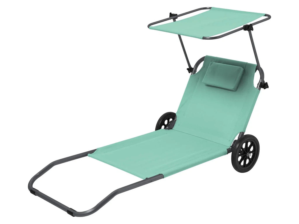 CRIVIT Chaise de plage  roulettes