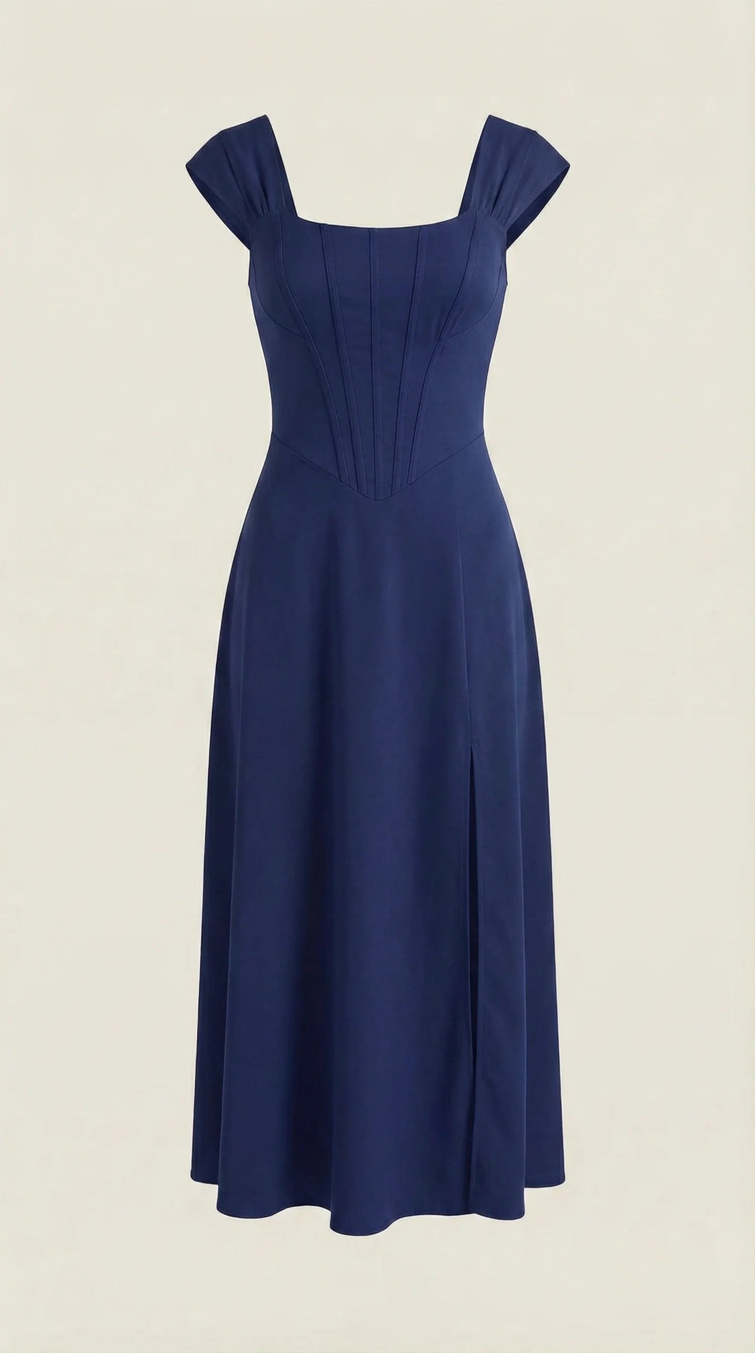 Robe corset midi femme tenue invité mariage