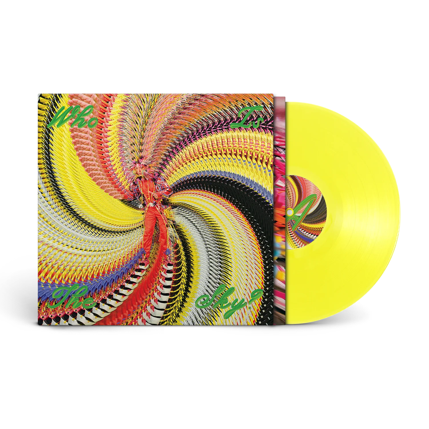 DAVID BYRNE - WHO IS THE SKY? - LEMON YELLOW COLOR - VINYL LP