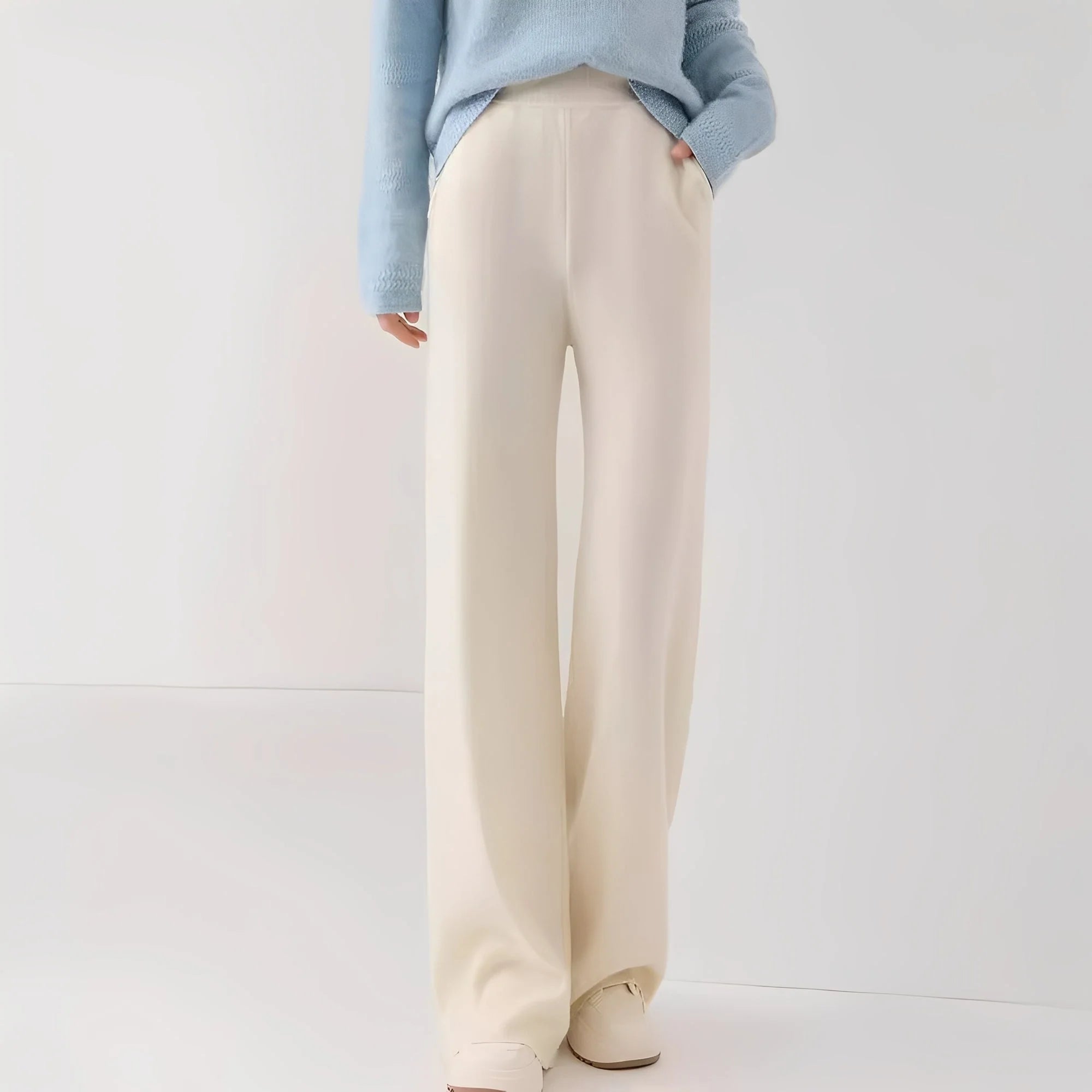 Jamie - Pantalon Formelle Taille Haute