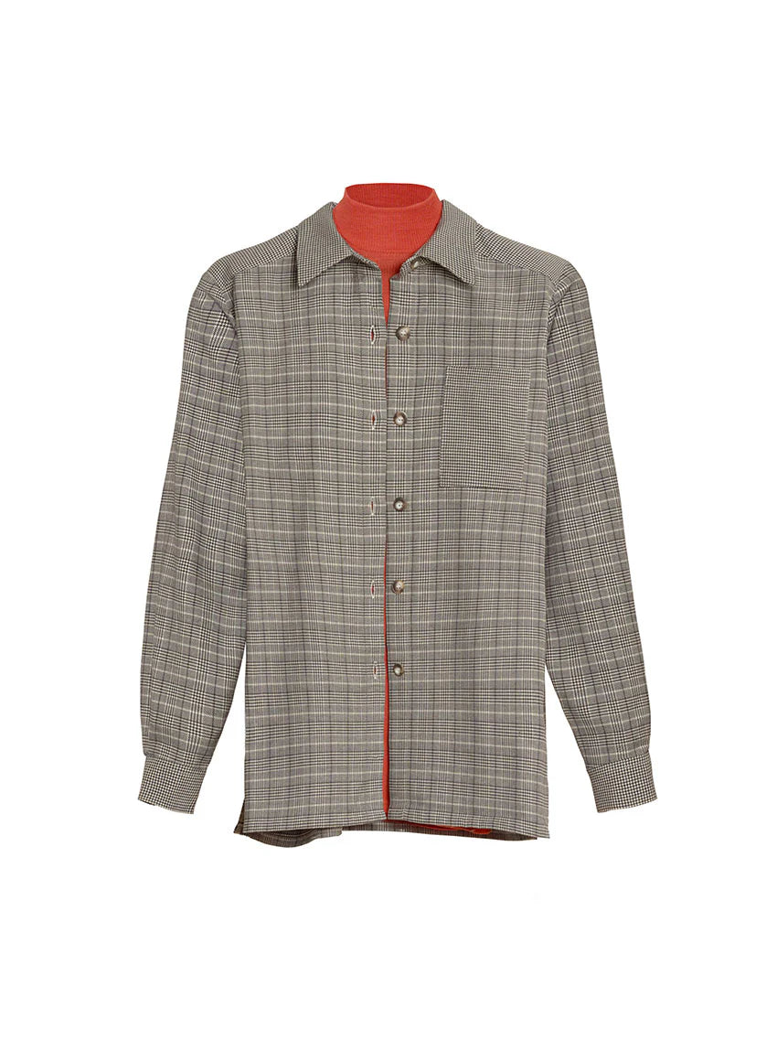 Surchemise femme coton prince de galles