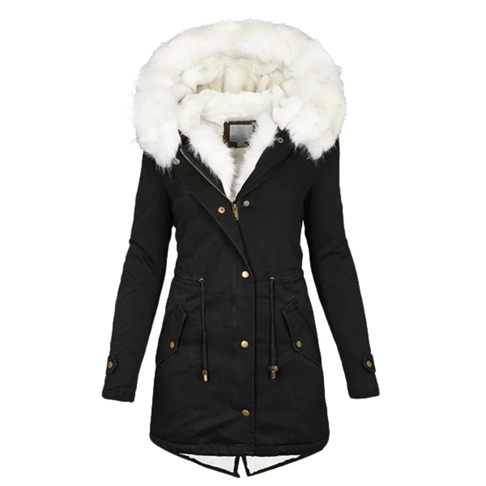 Giulia d’Hiver | Manteau chaud à capuche élégante