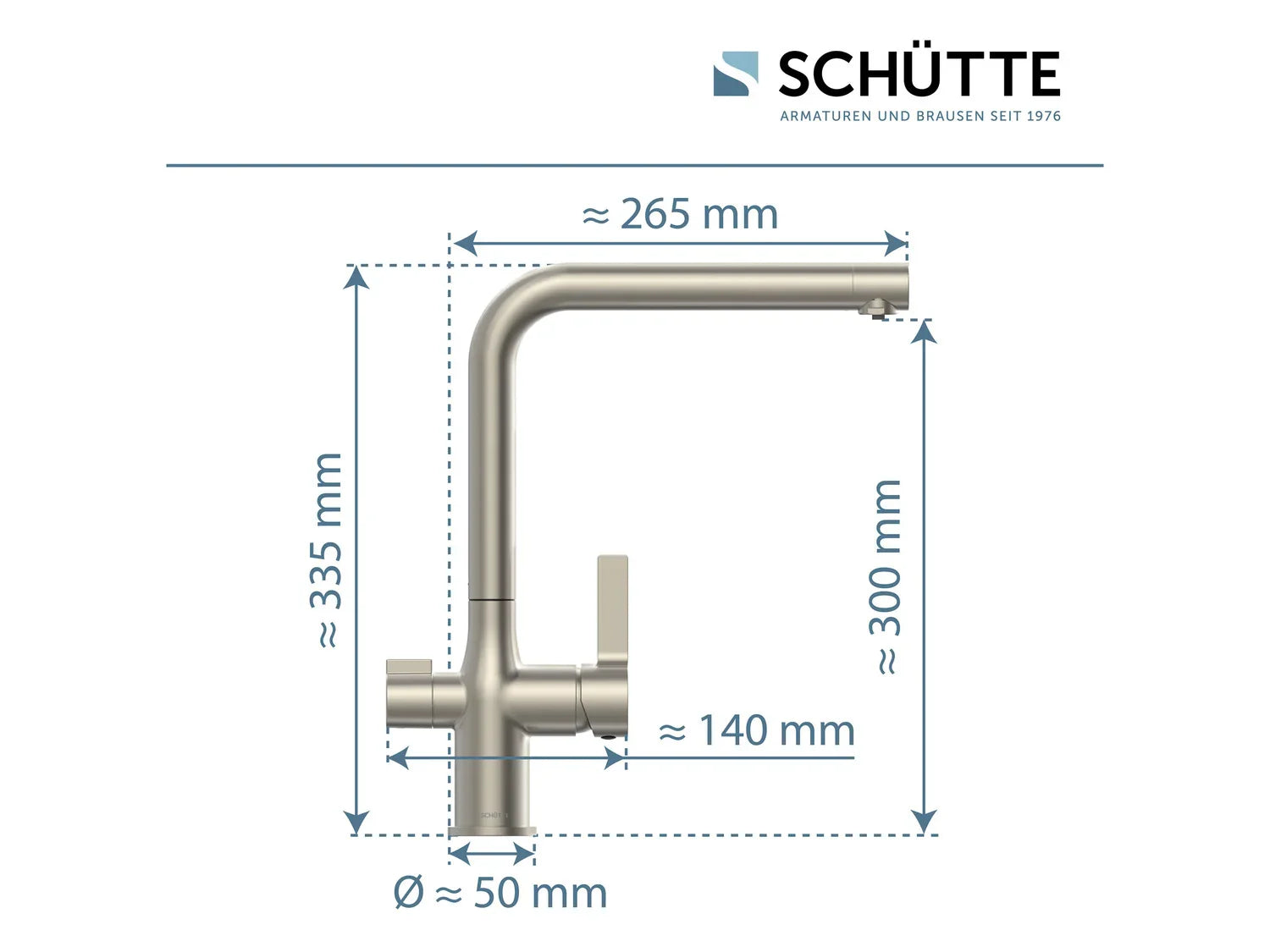Schtte Robinet d'eau potable AQUASTAR PRO avec systme de filtration anti-calcaire