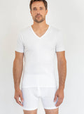 Caleçon homme coton blanc