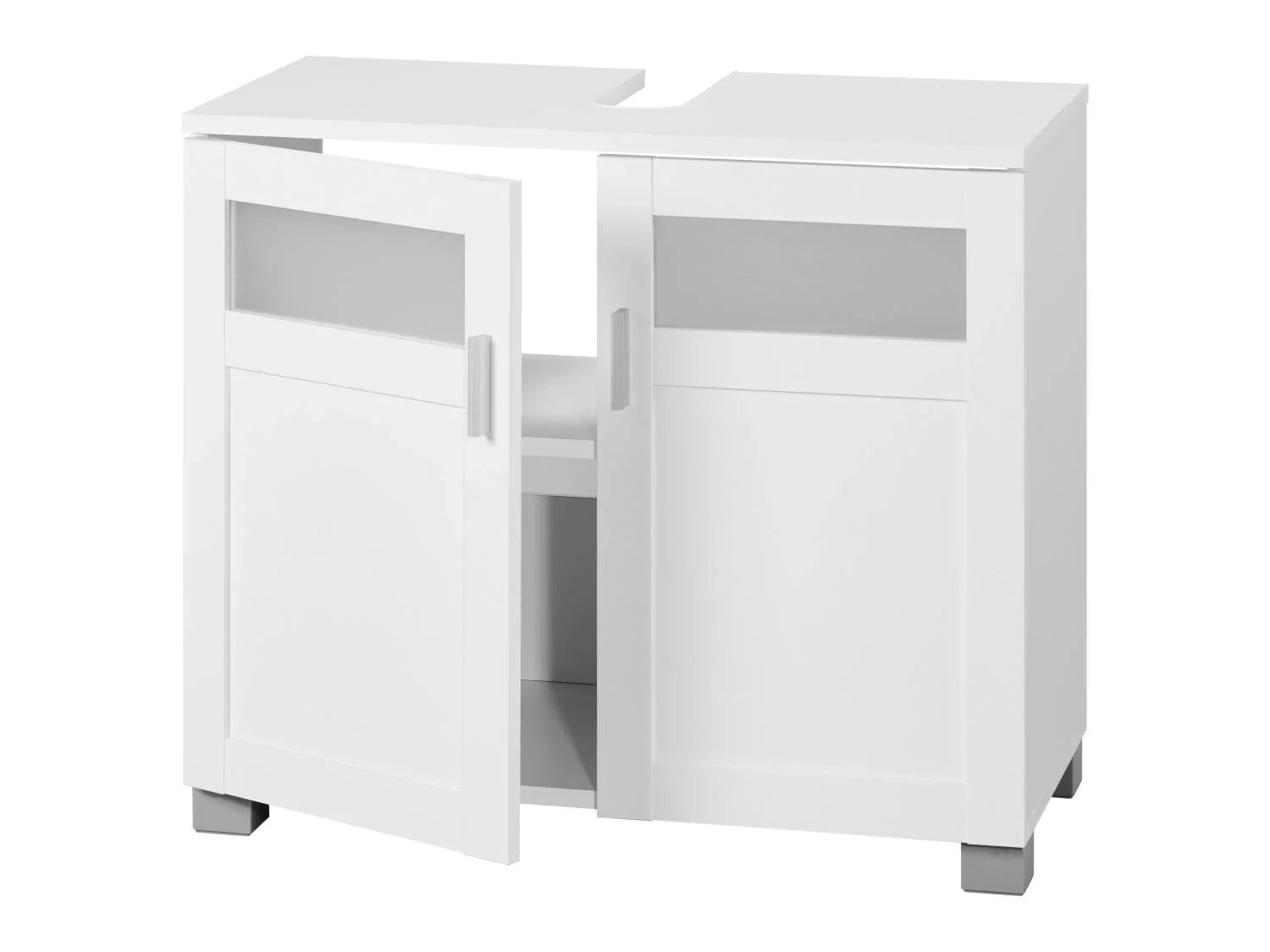 LIVARNO home Colonne de salle de bains + Meuble sous-vasque Basel, 68,5 x 58,7 x 34,5 cm