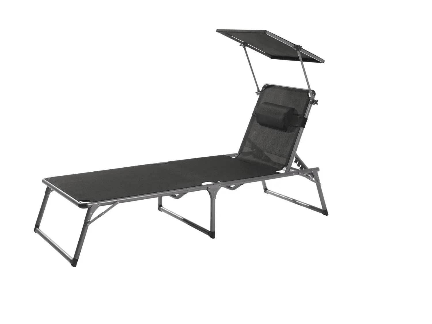 LIVARNO home Bain de soleil en aluminium Houston, gris