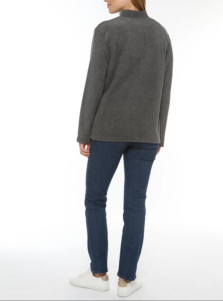 Cape femme gris anthracite fabriquée en France