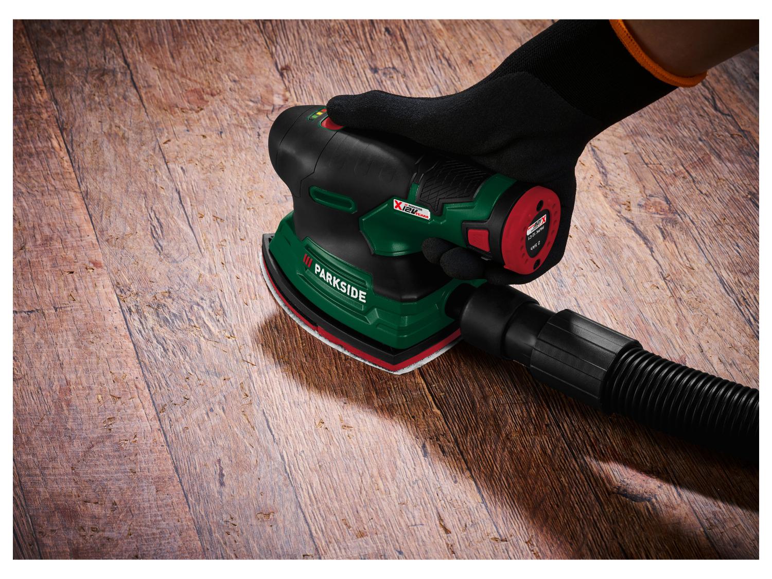 PARKSIDE Set ponceuse multifonction sans fil PAMS 12 B2 + batterie + chargeur, 12 V