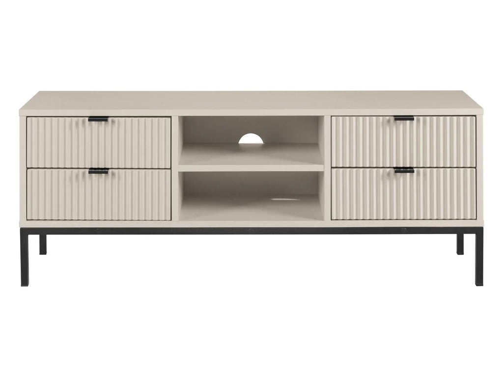 LIVARNO home Meuble bas, 117,9 x 33 x 44,9 cm, crme/noir