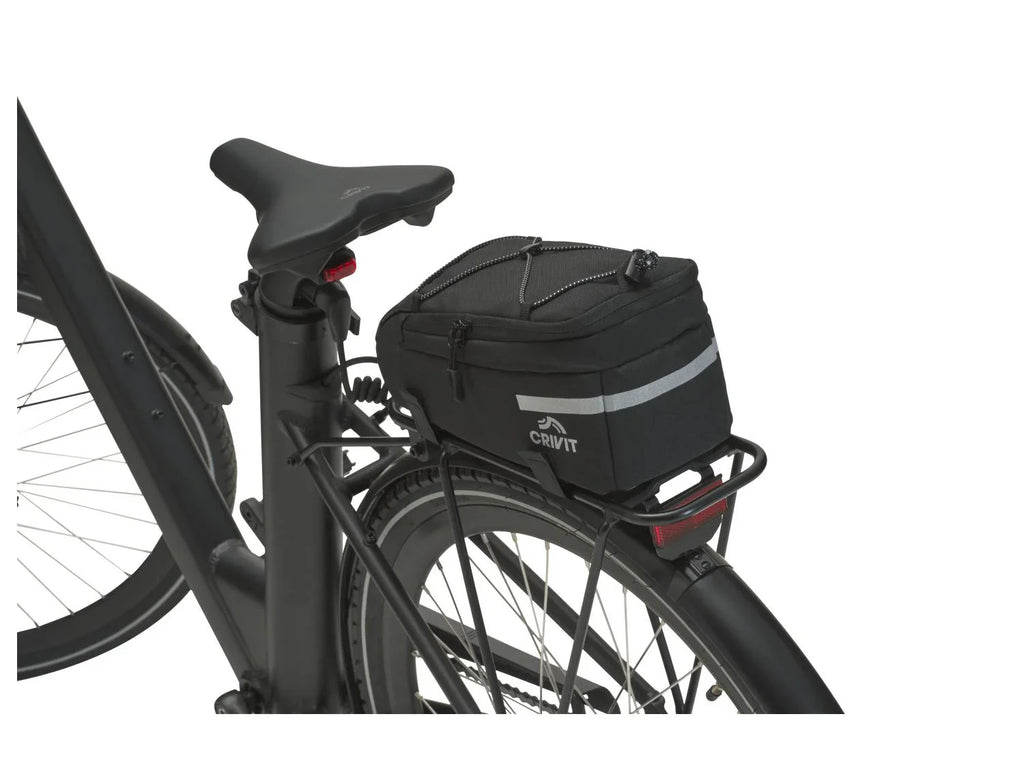 CRIVIT Sacoche pour guidon de vlo, sacoche double pour cadre de vlo ou sacoche pour porte-bagages de vlo