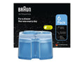 BRAUN Cartouches de nettoyage ShaverCare 3-en-1