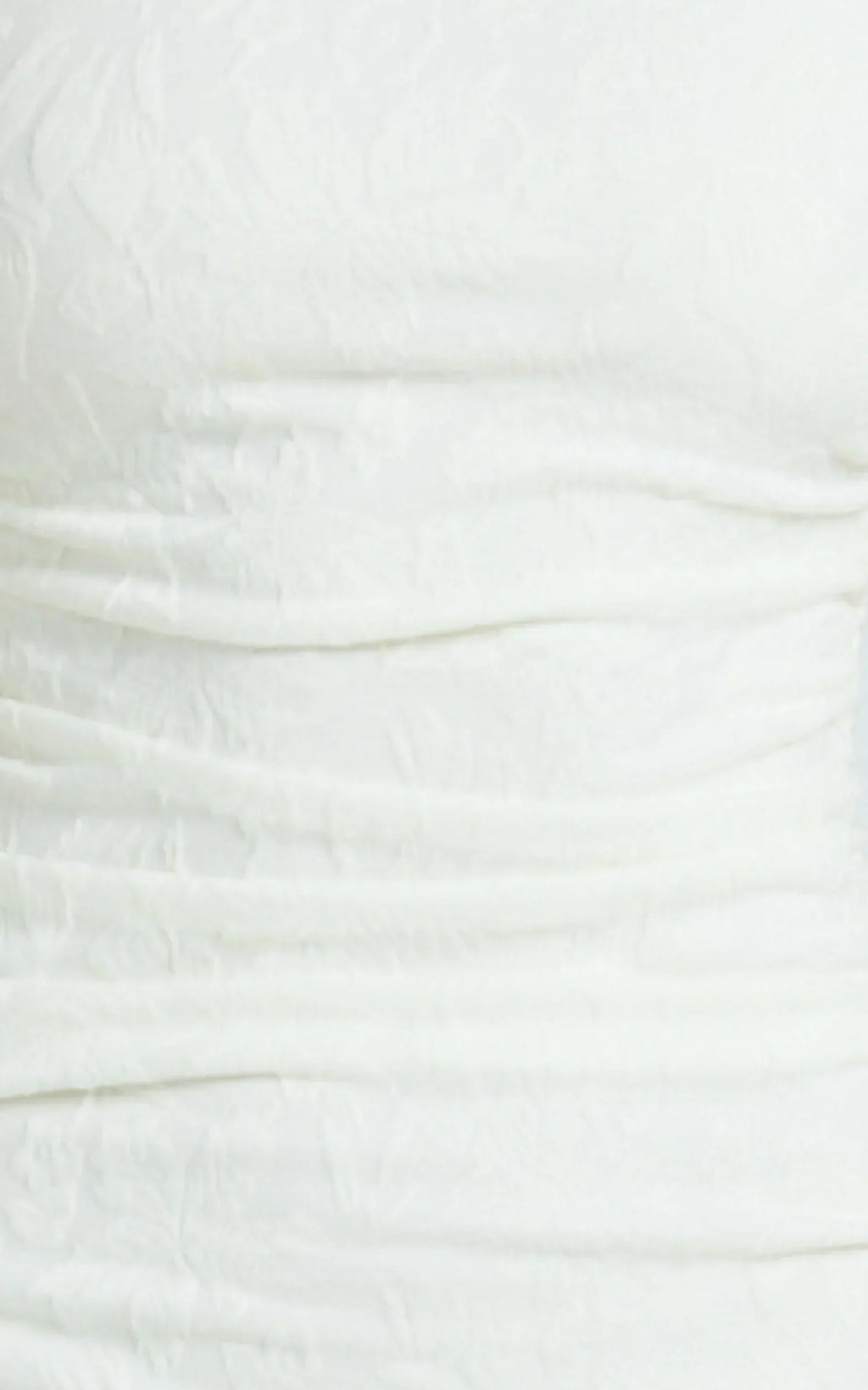 Kayrene Maxi Dress - Short Sleeve Jacquard Dress in Cream