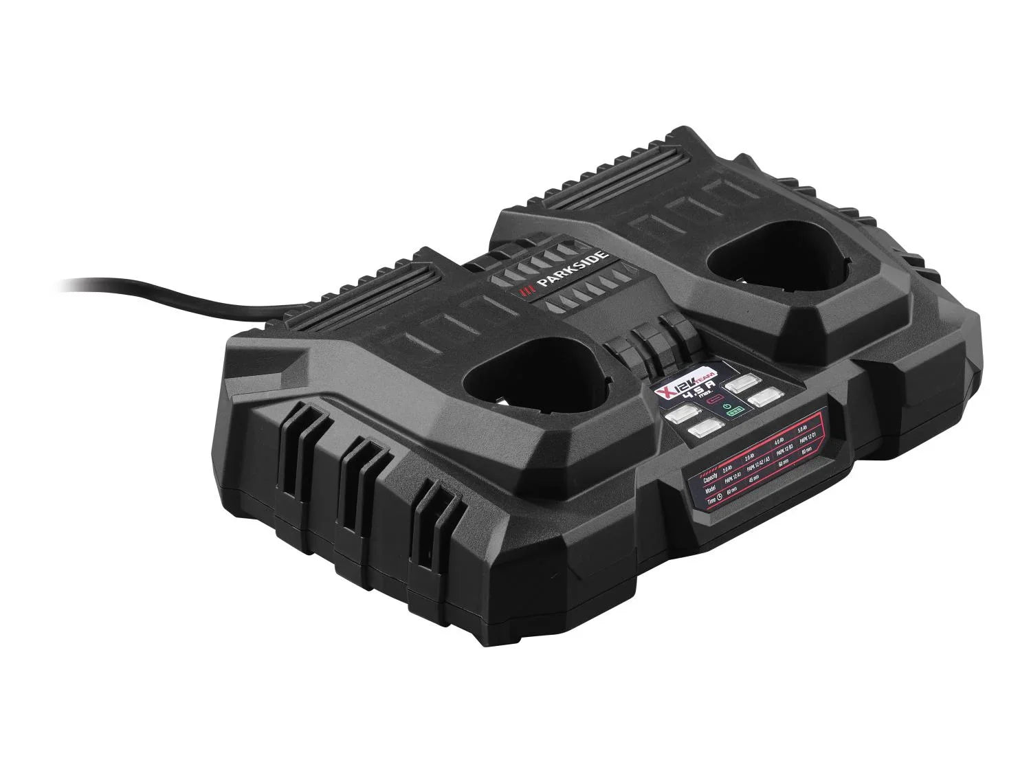 PARKSIDE Chargeur de batterie double, 4,5 A, 12 V