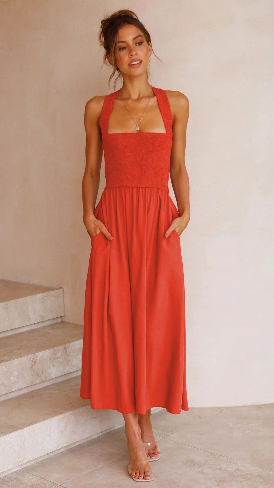Robe Maxi Élégante pour Soirées d'Été Stylées