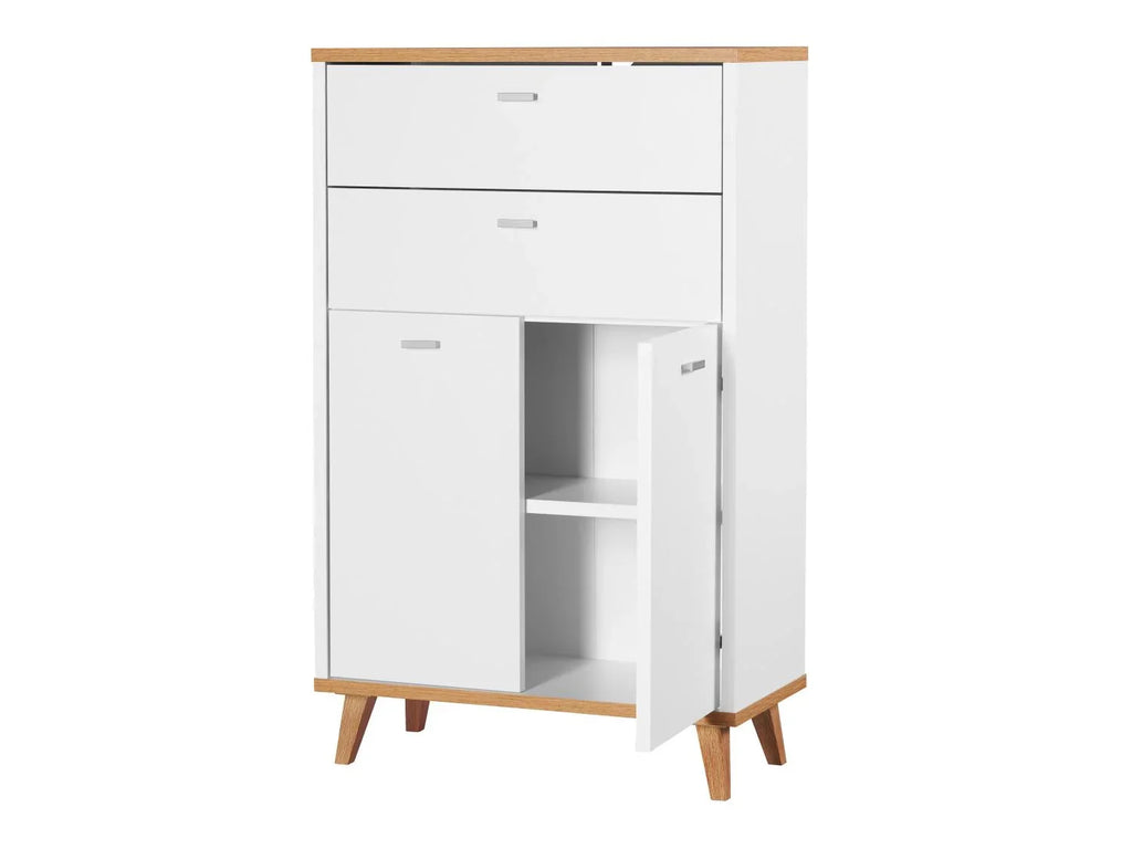 LIVARNO Meuble de salle de bains Corfu, 60 x 96 x 28 cm, blanc/imitation chne