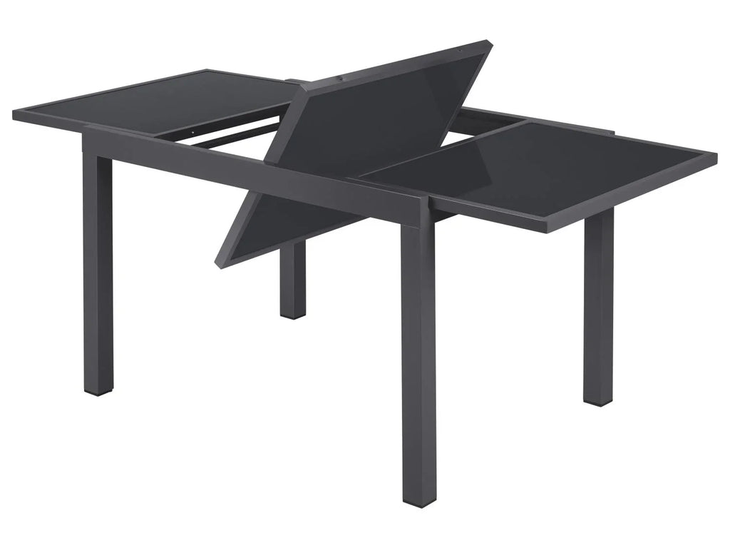 LIVARNO home Table de jardin Houston + Lot de 4 fauteuils Toronto