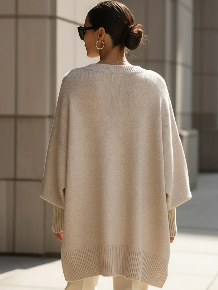 Pull en maille oversize confortable