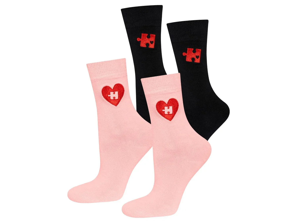 Soxo Lot de 2 paires de chaussettes femme