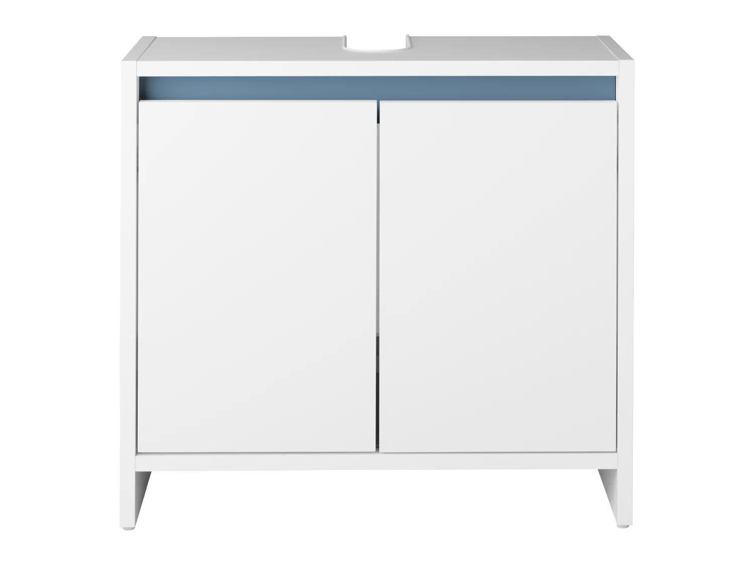LIVARNO home Meuble sous-vasque Oslo, 60 x 55 x 28 cm, blanc