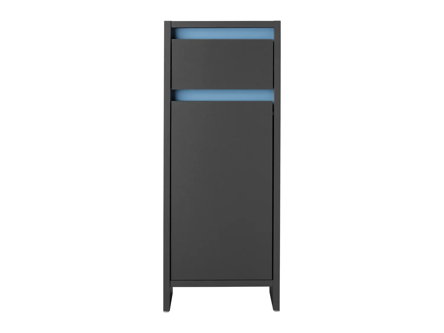 LIVARNO home Armoire latrale de salle de bains Oslo, 32 x 80 x 28 cm, noire