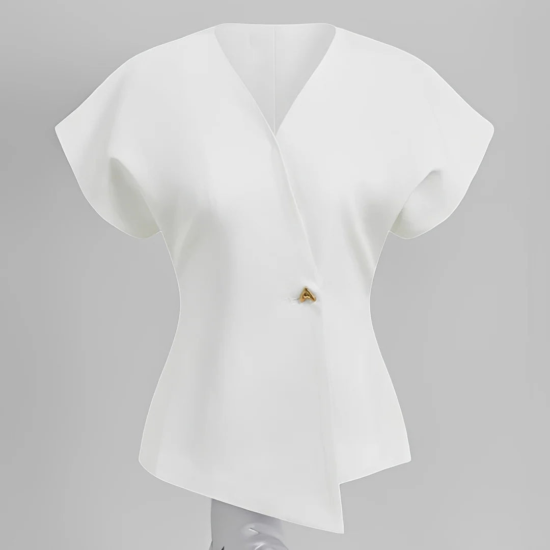 Ariella - Blouse chic à col en V