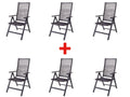 LIVARNO home Lot de 6 chaises hautes MIAMI