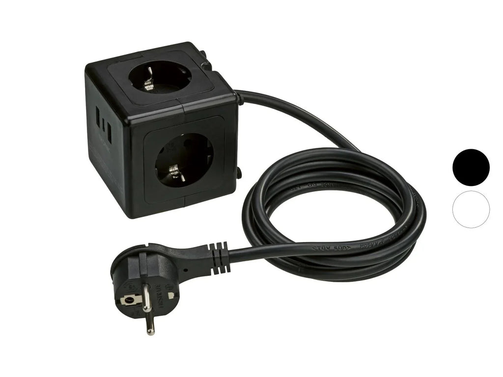 TRONIC Multiprise cube avec ports USB