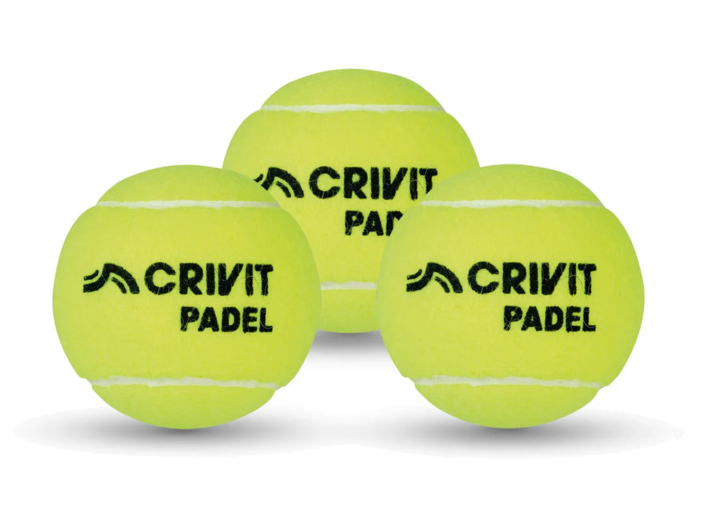 CRIVIT Lot de 3 balles de padel