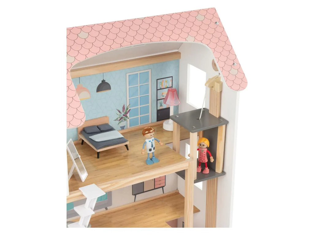 Playtive Maison de poupes XXL, 54 pices