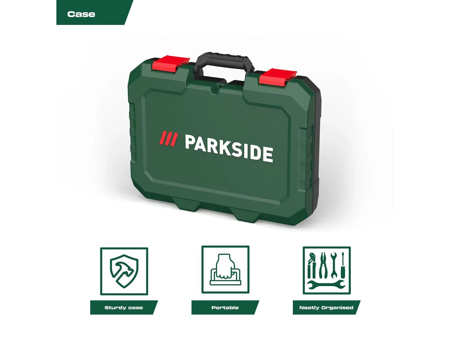 PARKSIDE Mallette  outils, 90 pices