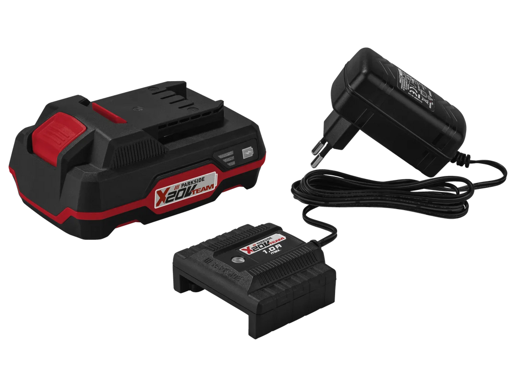 PARKSIDE Set appareil multifonction sans fil PKGA 20-Li C2 + batterie + chargeur, 20 V