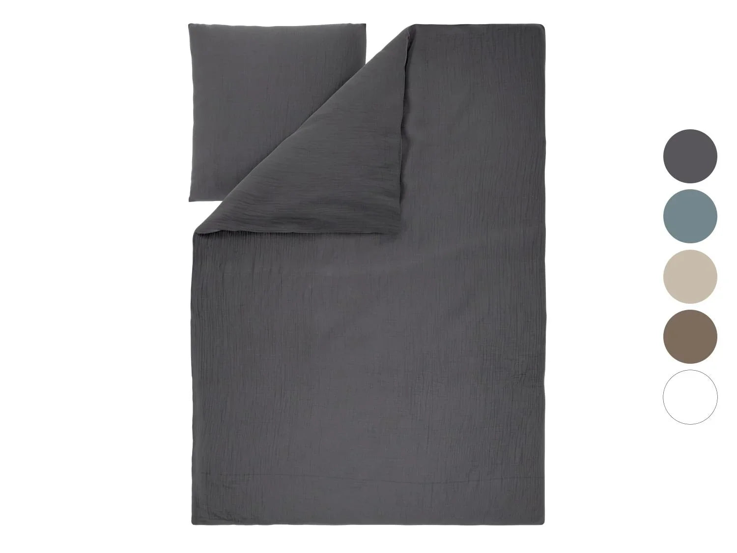 LIVARNO Parure de lit en mousseline Premium, 140 x 200 cm
