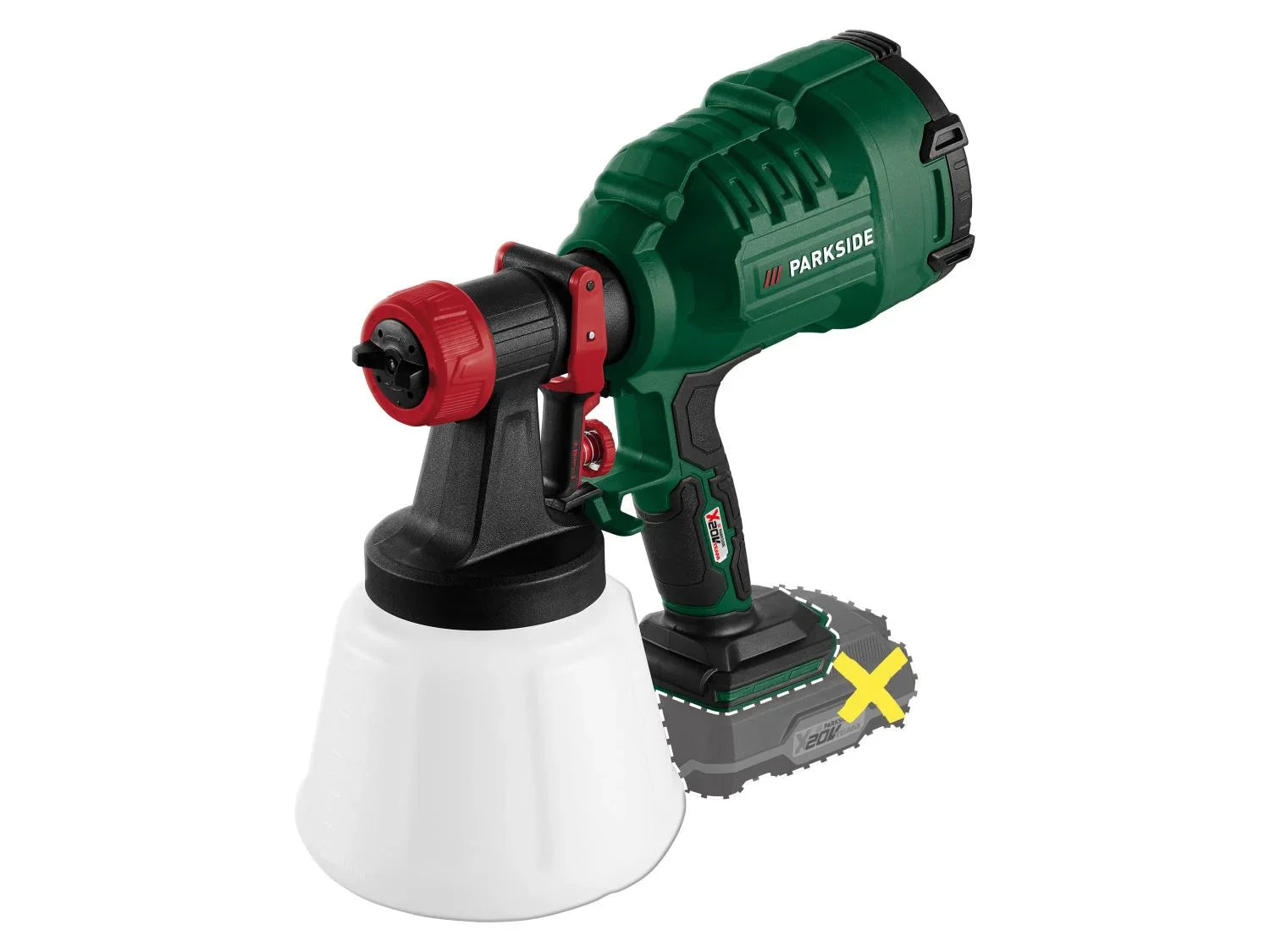 PARKSIDE Pistolet  peinture sans fil PFSA 20-Li B2, 20 V