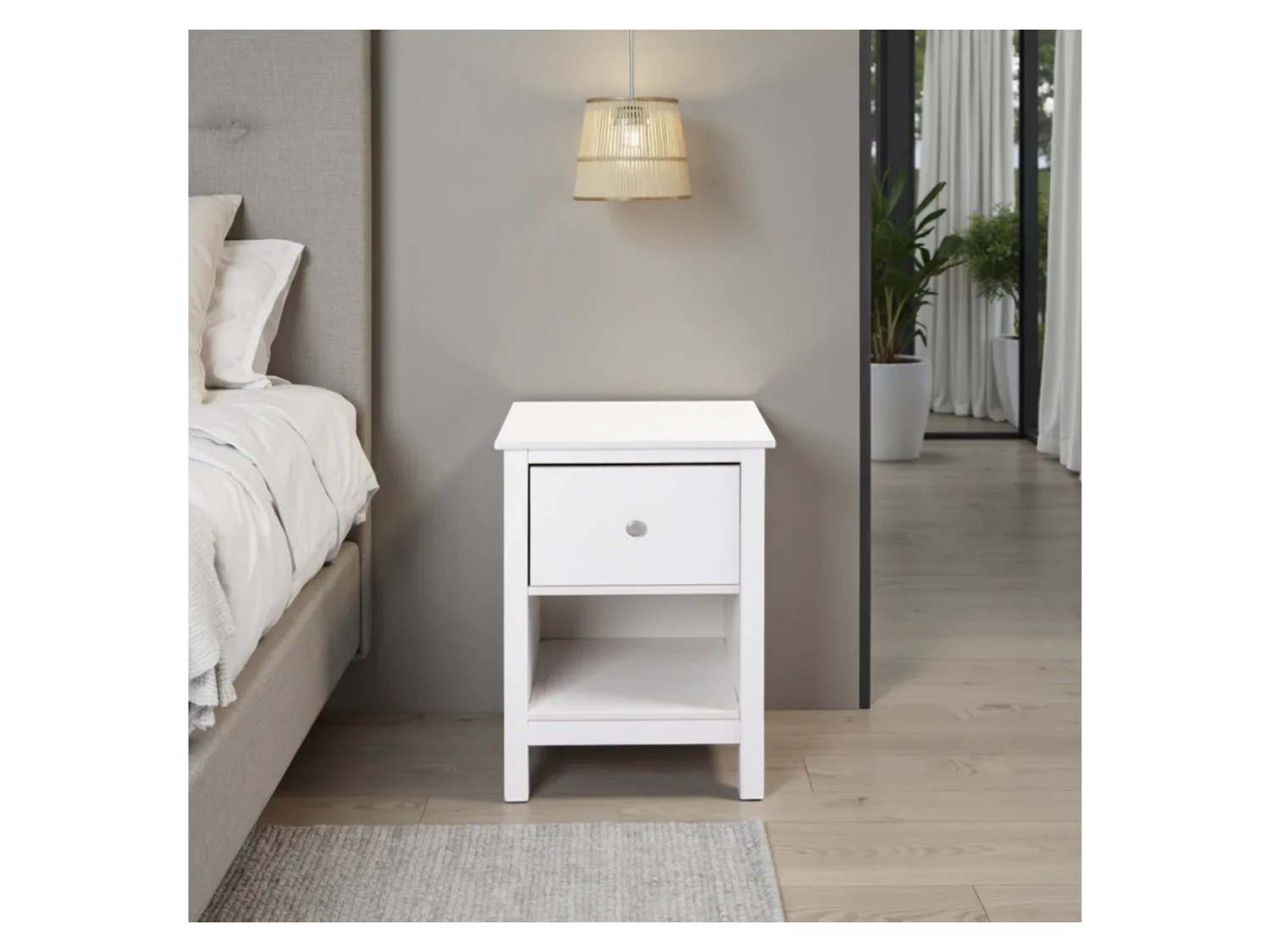 Inter Link Table de chevet IVYNA, 47 x 40 x 66 cm
