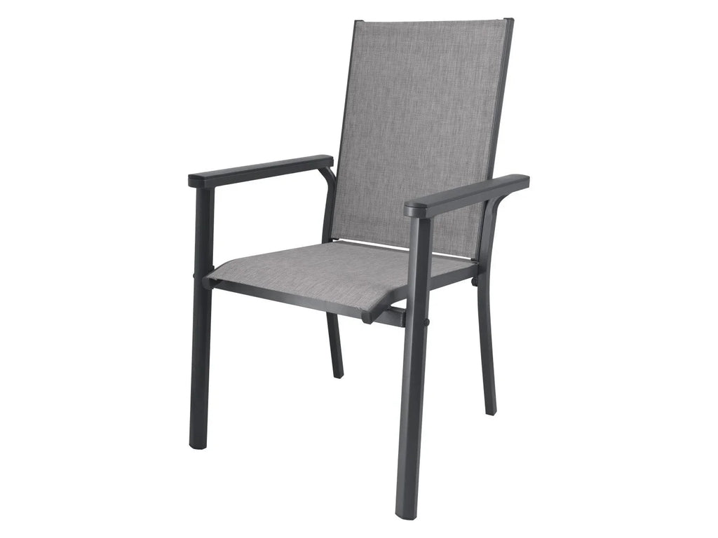 LIVARNO Table de jardin + Lot de 4 fauteuils en aluminium Houston