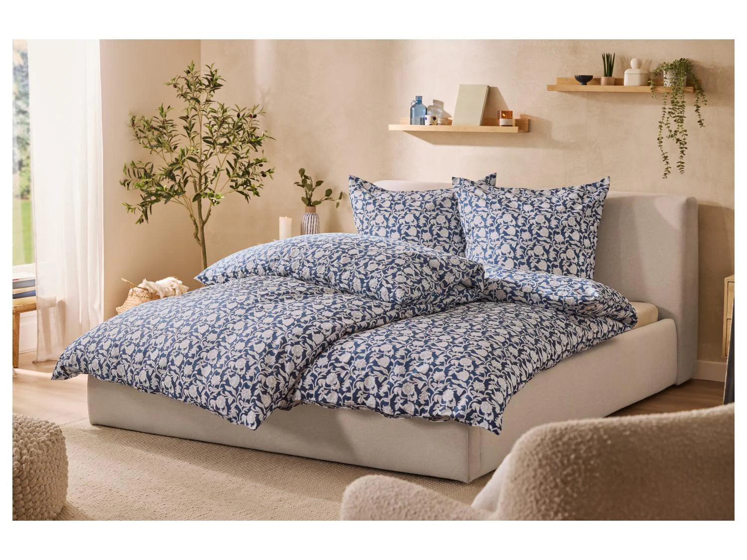 LIVARNO Oreiller avec rembourrage en plumes et duvet