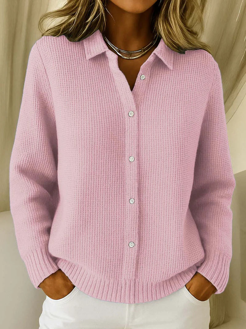 Blouse en maille côtelée douce