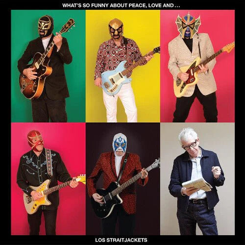 LOS STRAITJACKETS - WHAT'S SO FUNNY ABOUT PEACE LOVE AND LOS Yellow Vinyl LP